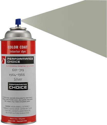 Corvette 1964-1966 Silver Interior Color Coat – Aerosol OEM-Matched Refinish in Kuwait