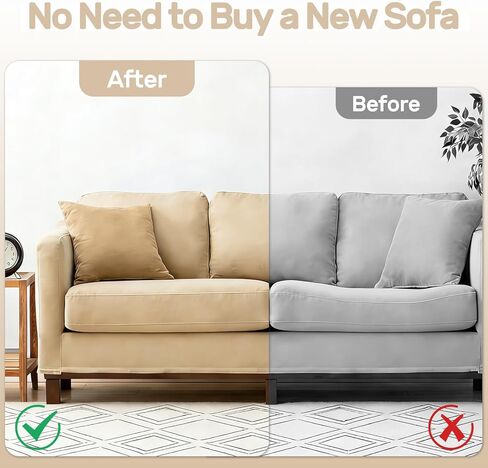 idee-home Couch Cushion Replacement 6" H, High Density Upholstery Foam Cushion Insert, Supportive & Soft Sofa Seat Cushions Foam, Cut to Size for Patio Furniture Padding DIY Projects 24"x24", 1pc in Kuwait