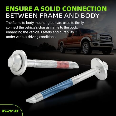 13848 ترقية 12.9 إطار فولاذي إلى طقم مسمار تثبيت الجسم متوافق مع Ford F-250 F-350 F-450 F-550 Super Duty 2008-2016 استبدال 2L1Z78101C58AA W712879S439 W715132S439K in Kuwait