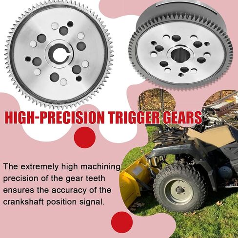 5GT-85550-01-00 Flywheel Rotor Ring Gear for Yamaha Grizzly 600 YFM600FW 4x4 1998-2001 Replace# 5GT-85550-00 5GT-85550-00-00 in Kuwait