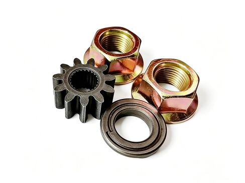 717-1554 ترس ترس عمود التوجيه والبطانة مع صامولة قفل الشفرة، 4 عبوات، تناسب جزازة العشب LT1040 LT1042 LT1046 LTX1040 in Kuwait