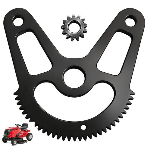 717-05156C Steering Gear & 717-05193B Steering Pinion Gear for MTD Craftsman Cub Cadet T8200 G8400 T8400 G8300 G8600 LX42 ST54 Lawn Tractor, Replace 717-05156, 71705193B, 717-05193A, 717-05193C in Kuwait