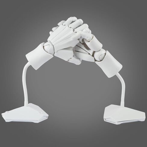 Flexible Hand Model Left Adjustable Artists Manikin Hand Figure Poseable Art Mannequin for Drawing Decoration Ornaments Imitation of Human Hands for Artists, Painting, Displaying, Desk Decor (White) in Saudi Arabia
