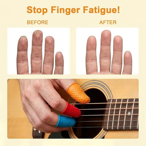 60 Pieces Durable Rubber Finger Covers, 30 Breathable & 30 Regular Tips for Quilting, Sewing, Knitting, Carving, Paperwork & Crafts - 5 Sizes, Assorted Colors, Finger Protection in Kuwait