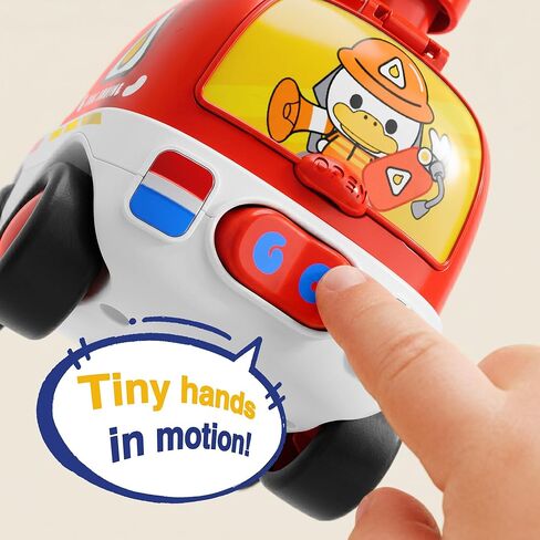 iPlay, iLearn Press to Go Car Toys for Toddlers 1-3, Baby Animals Racing Cars, Infant Play Service Vehicle Set, Push Go Friction Car Toy for 12-18 Month One 1 2 Year Old Boy Girl Kid 1st Birthday Gift in Kuwait