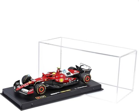 Bburago 1:43 2025 Ferrari Season Car w/Helmet, Hamilton #44 in Kuwait