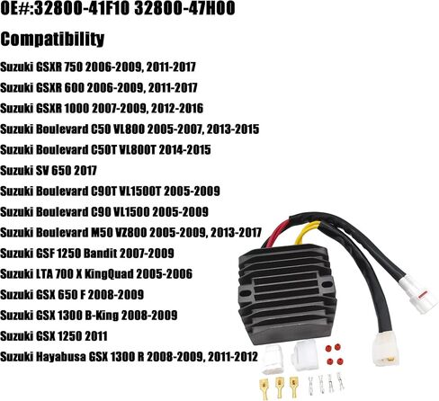 Voltage Regulator Rectifier 32800-41F10 32800-47H00 Compatible with Suzuki GSXR 600/750/1000;GSX 650F/1300/1250 in Kuwait