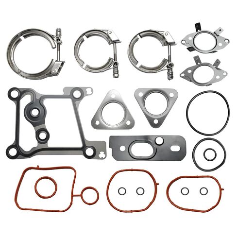 مجموعة حشية تثبيت توربو 6.7 لسيارة Ford F250/F350/F450/F550 6.7L 2011-2016، مجموعة حشية تثبيت الشاحن التوربيني OE GS33692، 667-820، AP0156، BC3Q6C840AC، BC3Q9W622AB in Kuwait