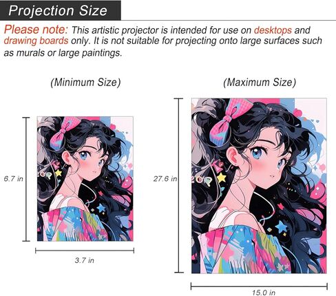 Drawing Projector, Art Projector for Tracing, Tracing Drawing Tool Smart Sketcher Sketch Projectors for Adults, for Cake Cookie Projector with Stand for Adults Light Box E in Kuwait