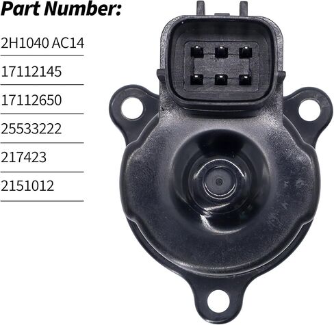HiSport Fuel Injection Idle Air Control Valve - Compatible with Chrysler Sebring, Dodge Stratus, Mitsubishi Eclipse, Galant, Montero, Montero Sport Replaces MD628174 in Kuwait
