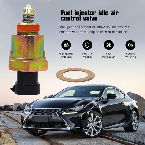 Xspeedonline Fuel Injection Injector Idle Air Control Valve #25527077 for G-M-C, for C2500 Suburban V8-5.7L 1992-1995, for C3500 V8-5.7L 1988-1995, for C3500HD V8-5.7L 1991-1995 in Kuwait
