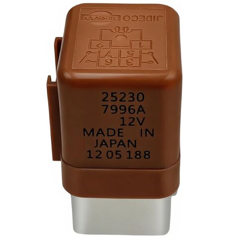2-Pack 25230-7996A 6-Pin Micro-ISO مرحل السيارات، 12V 30A، SPST | يستبدل 25230-79963/25230-79964/25230-C9963/25230-C9973 | يناسب مكيف الهواء نيسان وإنفينيتي والمروحة والإضاءة ودوائر ECM in Kuwait