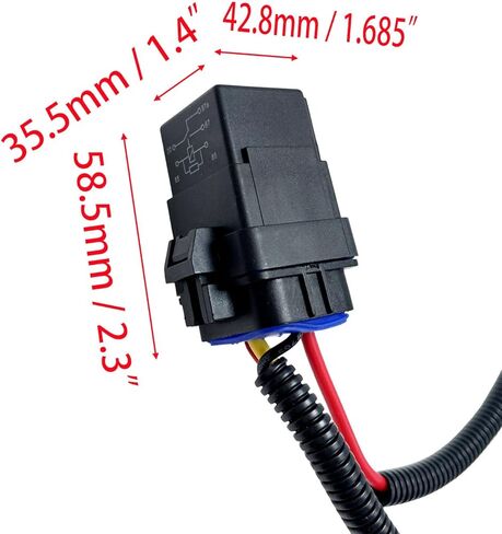 Fuel Pump Relay Wiring Kit 68269523AD CBWPR091AA Compatible with 2011 Town & Country Grand Caravan Grand Cherokee Ram 1500 2011-2013 Durango in Kuwait