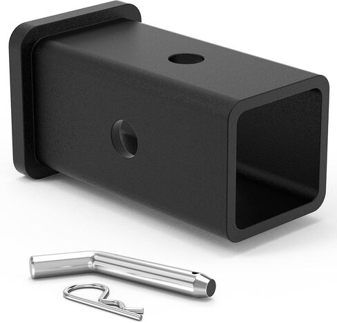 RETURE 2.5 Inch to 2 Inch Hitch Reducer, 2" Receiver Hitch Adapter, Extender Trailer Hitch Receiver for Towing Accessories, Heavy Duty Carbon Steel Hitch Adapter, with 5/8" Hitch Pin and Clip in Kuwait