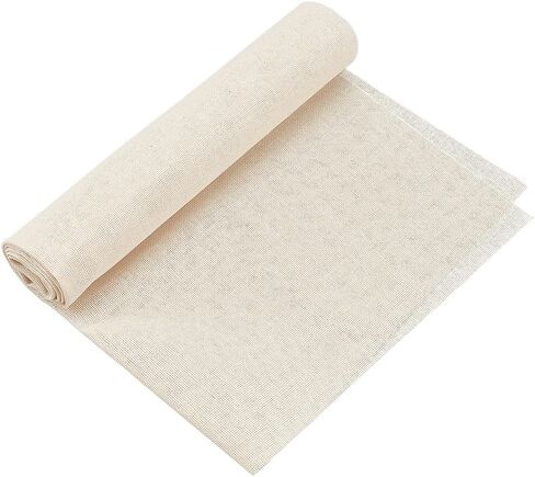 BENECREAT 25 Count Cross Stitch Fabric, 29.5x19.7 Inch Antique White Linen Fabric for Embroidery DIY Crafts Home Decoration in Kuwait