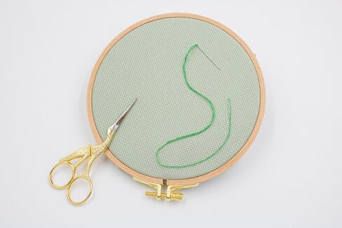 RIOLIS - Zweigart 14 ct Sage Green Aida 3706/6082, 19.7x19.7 Cross Stitch Fabric, 14 ct Aida Cloth for Embroidery & Needlepoint, Cotton Cloth for Cross Stitching in Kuwait