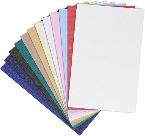 12 Pcs Aida Cloth 14 Count Cross Stitch Fabric DIY Cross Stitch for Embroidery DIY Handmade Art Craft, 12 Color (12 x 18 Inch) in Kuwait