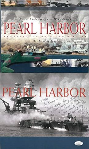 Athlon Sports CTBL-028666 Allan Seiden Signed 2001 from Fishponds to Warships Pearl Harbor Softcover to Ronnie- JSA No. JJ96645 Autograph Book in Kuwait