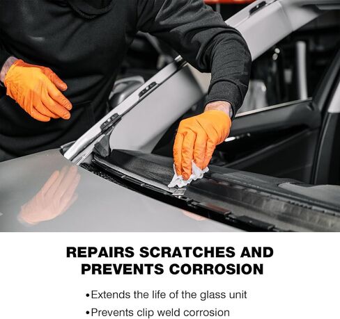 Single Step Primer for Windshield Replacement - Automotive Primer with Daubers - Adhesion Promoter Automotive - Windshield Urethane Adhesive, UV Resistant, High Performance Adhesion - Black - 50 mL / 1.7 fl oz in Kuwait