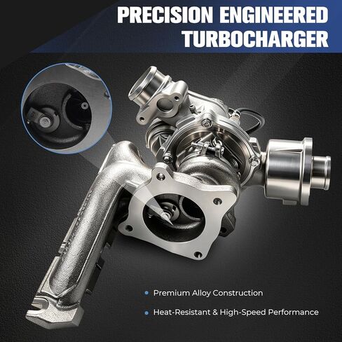 K03 Turbocharger Kit with Gasket & Wastegate Actuator - Replaces 06H145702S/06H145702L - Compatible with Audi A4/A5/A6/Allroad/Q5 2.0L TFSI in Kuwait
