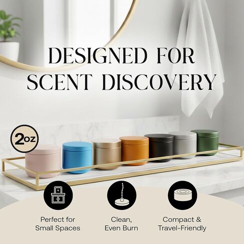Mar Lau Soy Candle Making Kit for Adults – Complete DIY Candle Making Kit with 5 Fragrance Oils, Wax Melting Pot, Metal Tins, Beginner Candle Supplies in Kuwait