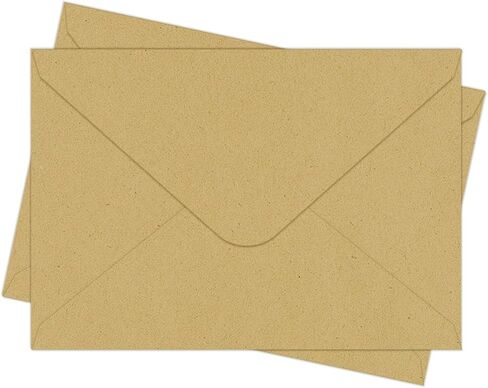 A7 Envelopes 100 Pack Envelopes 5x7 V-shaped Flap, Suitable for 5x7 Photos, Cards, Weddings, Invitations, Announcements, Baby Gifts 5.25 "x 7.25" (100, White) in Kuwait