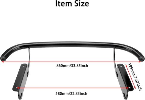 Rear Trunk Guard Crash Bar Comaptible with Harley Freewheeler FLRT 2015-2025 & Road Glide 3 FLTRT 2023-2025, Heavy Duty 38mm (1.5") Diameter 3.0mm Wall Steel Tubing, Gloss Black in Kuwait