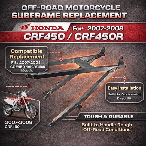 Off-Road Motorcycle Subframe Replacement for Honda 2007-2008 CRF450 CRF450R OE# 50200-MEN-A00 in Kuwait