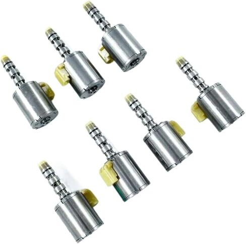 Transmission Master Shift Solenoid Set 7 Pcs Tested 3C3Z-7G383AB 3C3Z-7J136AA 3C3Z-7J136AB Compatible With 5R110W For 2003 UP in Kuwait