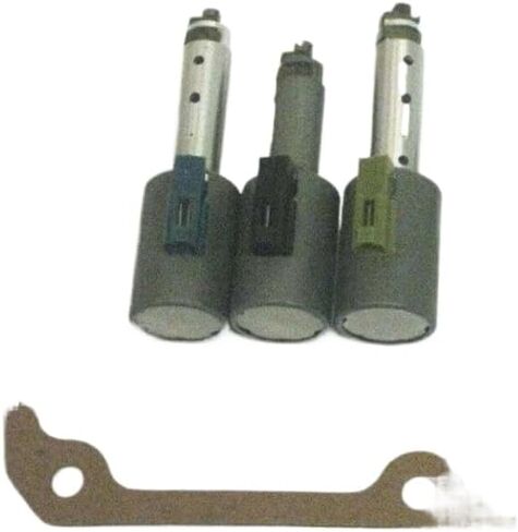 Transmission Solenoid Set and Pan Gasket Compatible with AW55-50SN AW55-51SN for Select Models Including C30 C70 S40 S60 S70 2006-2009 2.4L 2.5L in Kuwait