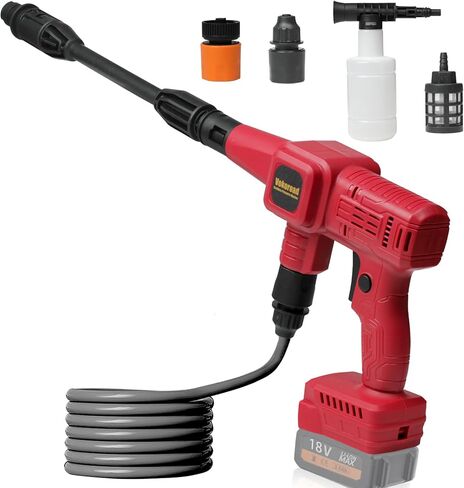 Cordless Power Car Cleaner Tool for Milwaukee M18 Battery with 16.5FT Drain Hose for Car Floor Wall Fence Bike Garden Cleaning (Battery Not Included) in Kuwait