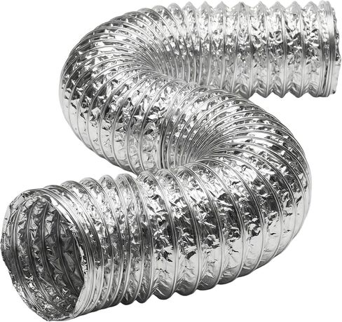 Universal Car Bumper Air Intake Duct Kit 167mm(6.57") Rectangular Carbon Fiber Style with 115cm(45") Flexible Hose and Clamp for Cold Air in Kuwait
