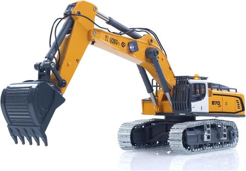 TOUCAN RC HOBBY 1/50 حفار التحكم اللاسلكي K970 محمل RC الكهربائي LR636 نموذج شاحنة قلابة T14R وحدة أصوات أضواء مركبة البناء للأعمار من 18 عامًا فما فوق in Kuwait