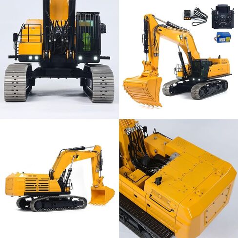 TOUCAN RC HOBBY 1/12 RC حفارة ثقيلة هيدروليكية 395F حفار معدني للتحكم عن بعد نموذج نهائي 1.0L مضخة مزدوجة Paladin PL18EV LITE راديو in Kuwait