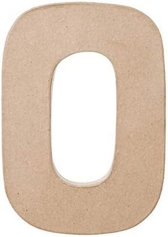 حرف Darice Paper Mache - O - 8 × 5.5 × 1 بوصة in Kuwait