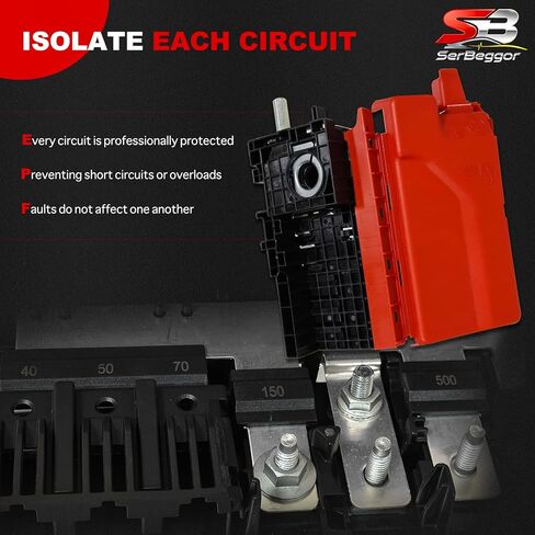 Engine Compartment Pre Fuse Box, Battery Distribution Fuse Block Compatible with Chrysler Pacifica 2017-2026 Voyager 2020-2026 Replaces # 68260128AB in Kuwait