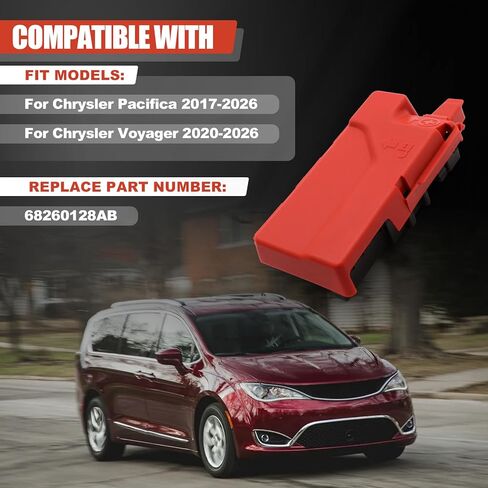 صندوق الصمامات الأمامي من GlobalPrince متوافق مع Chrysler Pacifica 2017-2026 مقصورة المحرك قبل صندوق الصمامات Voyager 2020-2026 3.6L V6 استبدال 68260128AB in Kuwait