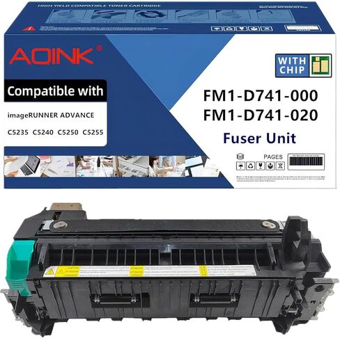 FM1-D741-000 FM1-D741-020 Fuser Unit Replacement for Canon FM1-D741-000 FM1-D741-020 Fuser Unit Compatible with Canon imageRUNNER Advance C5235 C5240 C5250 C5255 Printers (1-Pack, 110V) in Kuwait