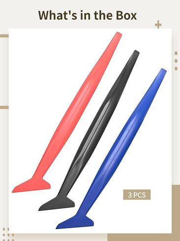 Generic Vehicle Wrap Micro Squeegees: 3 in 1 Set, 6.7 in in Kuwait