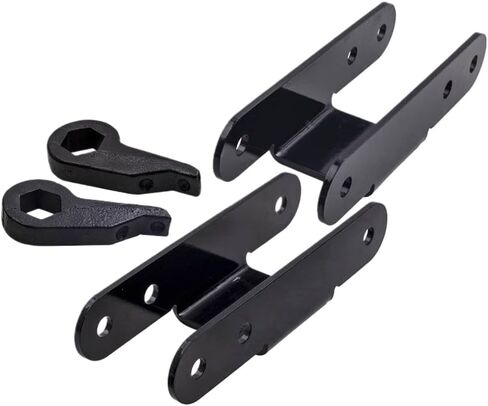 1 To 3 Inch Lift Kit Torsion Shackles Black Compatible With S15 Jimmy 1983 1991 4WD Front And Rear S10 Extended 1983 1999 in Kuwait