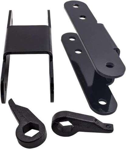 1 To 3 Inch Lift Kit Torsion Shackles Black Compatible With S15 Jimmy 1983 1991 4WD Front And Rear S10 Extended 1983 1999 in Kuwait