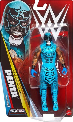 Mattel WWE Penta Action Figure, Main Event Series #163, 6-inch Collectible Superstar with 14 Articulation Points & Life-Like Look in Kuwait