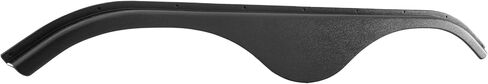 Tough Grade 65.5" x 8.5" RV Tandem Fender Skirt | Black or White | Vacuum Formed | Pre-Molded Screw Sections | Made in the USA (Black, 2) in Kuwait