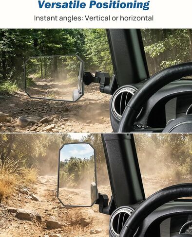 أبواب المرايا الجانبية JOYTUTUS Red Wrangler معطلة متوافقة مع 1997-2018 Wrangler TJ JK JK غير محدود، رؤية أوسع لا اهتزاز وتمايل، تصميم منفصل للطرق الوعرة (لا يناسب الأبواب) in Kuwait