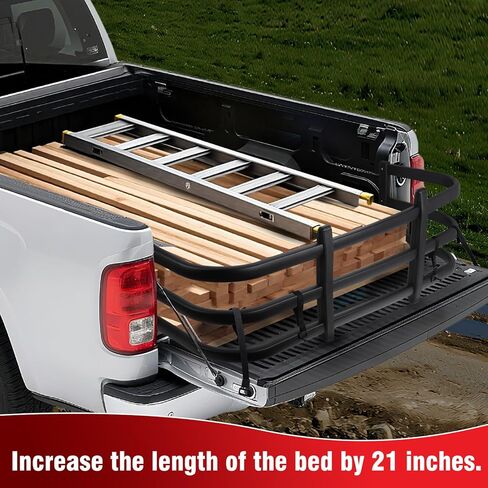 موسع سرير الشاحنة Tekstap، بدون تركيب مثقاب لسيارة Ford F150 F250/F350 2007-2026، موسع الباب الخلفي القابل للسحب من الألومنيوم in Kuwait