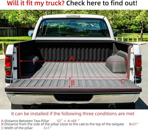 موسع سرير الشاحنة Tekstap، بدون تركيب مثقاب لسيارة Ford F150 F250/F350 2007-2026، موسع الباب الخلفي القابل للسحب من الألومنيوم in Kuwait