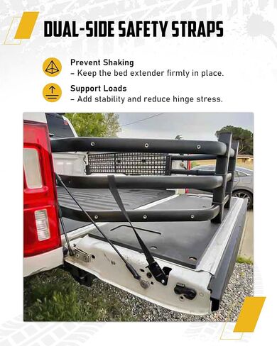 Truck Bed Extender Fit for Ford F-150 F150 2015-2026 & Toyota Tundra 2007-2026 & Ram 1500 2015-2026 & Nissan Titan 2016-2024 Aluminum Tailgate Extender Accessories in Kuwait