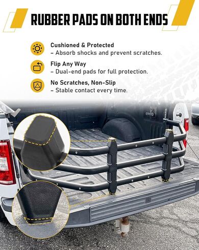 Truck Bed Extender Fit for Ford F-150 F150 2015-2026 & Toyota Tundra 2007-2026 & Ram 1500 2015-2026 & Nissan Titan 2016-2024 Aluminum Tailgate Extender Accessories in Kuwait