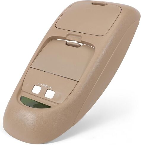 Overhead Console Assembly Compatible with Ford F250 F350 F450 F550 Super Duty 2002-2004 - Without Sunroof - Replace 2C3Z25519A70AAB Interior Ceiling Panel (Tan) in Kuwait