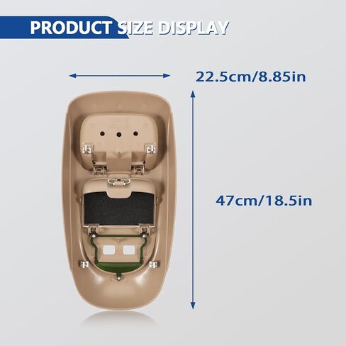 Overhead Console Assembly Compatible with Ford F250 F350 F450 F550 Super Duty 2002-2004 - Without Sunroof - Replace 2C3Z25519A70AAB Interior Ceiling Panel (Tan) in Kuwait